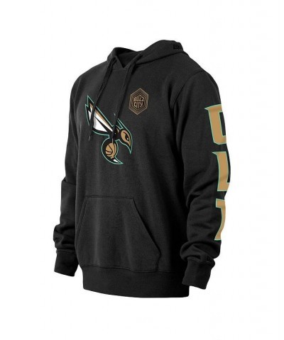 Men's Black Charlotte Hornets 2022/23 City Edition Pullover Hoodie $29.44 Sweatshirt