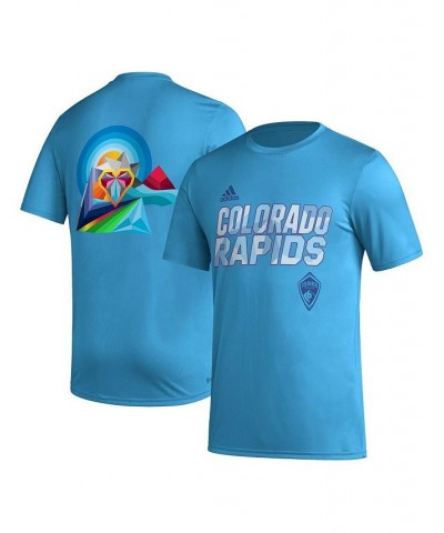 Men's Sky Blue Colorado Rapids Team Jersey Hook AEROREADY T-shirt $25.49 T-Shirts