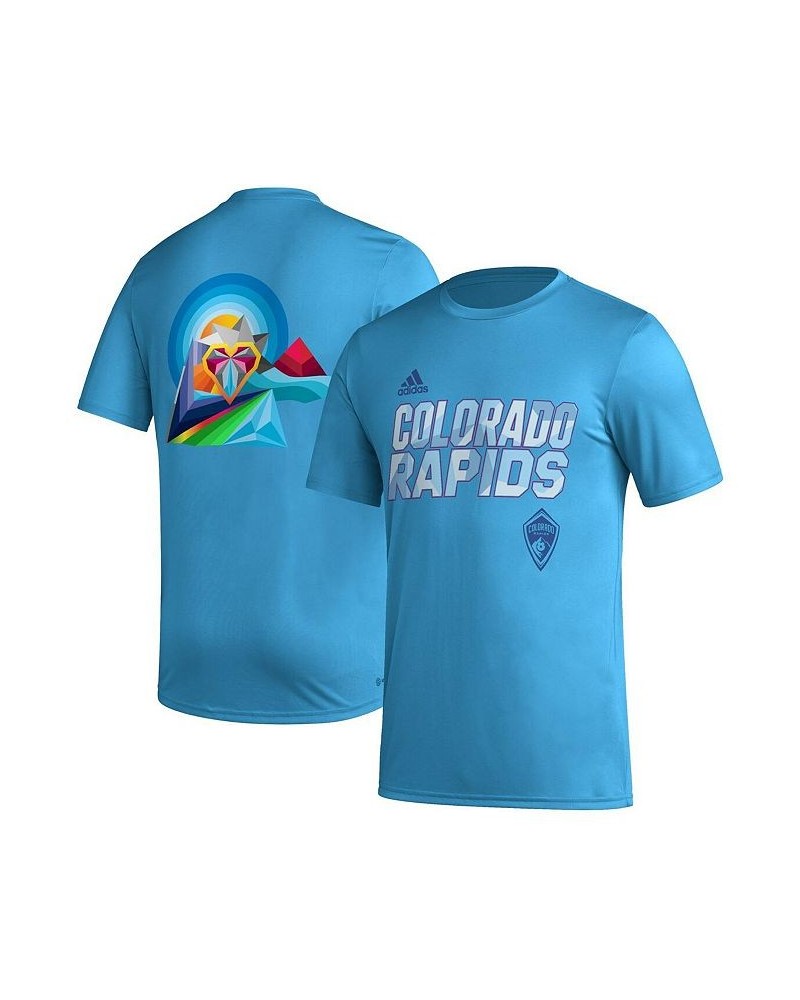 Men's Sky Blue Colorado Rapids Team Jersey Hook AEROREADY T-shirt $25.49 T-Shirts