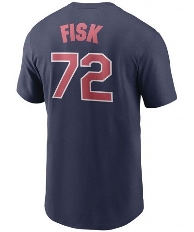 Men's Carlton Fisk Navy Chicago White Sox Cooperstown Collection Name and Number T-shirt $29.49 T-Shirts