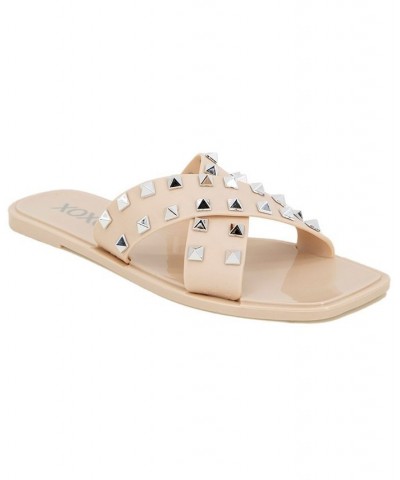 Women's Jaylani Beachy Modern Sandals Tan/Beige $11.97 Shoes