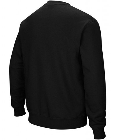 Men's Black Purdue Boilermakers Arch Logo Crew Neck Sweatshirt $26.40 Sweatshirt