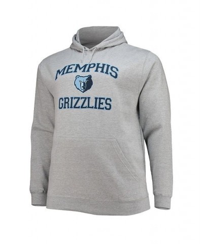 Men's Heathered Gray Memphis Grizzlies Big and Tall Heart and Soul Pullover Hoodie $36.80 Sweatshirt