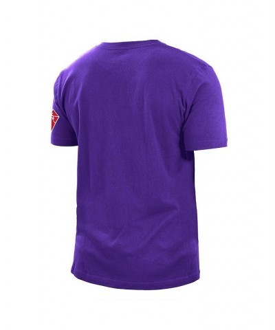 Men's Purple Los Angeles Lakers 2021/22 City Edition Brushed Jersey T-shirt $20.15 T-Shirts