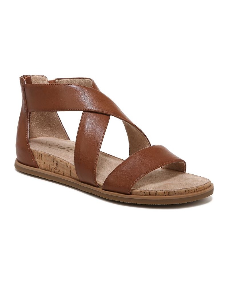 Cindi Strappy Sandals Brown $54.45 Shoes