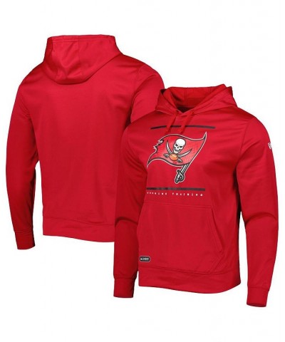 Men's Red Tampa Bay Buccaneers Combine Authentic Split Defense Pullover Hoodie $31.00 Sweatshirt