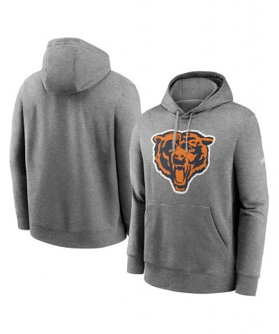 Men's Heathered Gray Chicago Bears Rewind Club Fleece Pullover Hoodie $38.25 Sweatshirt