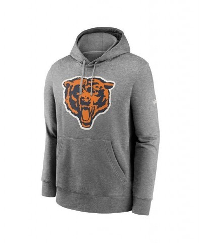 Men's Heathered Gray Chicago Bears Rewind Club Fleece Pullover Hoodie $38.25 Sweatshirt