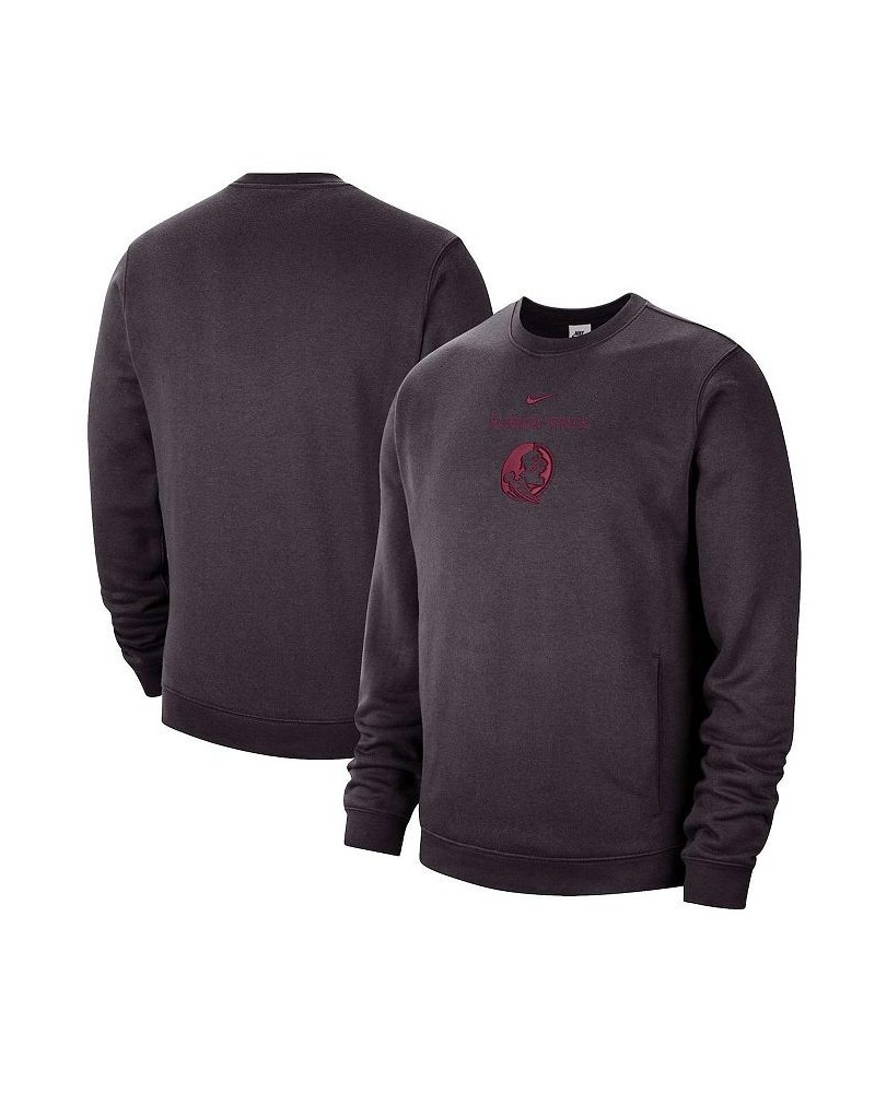 Men's Charcoal Florida State Seminoles Campus Block Club Pullover Sweatshirt $36.66 Sweatshirt