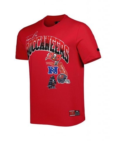 Men's Red Tampa Bay Buccaneers Hometown Collection T-shirt $28.70 T-Shirts