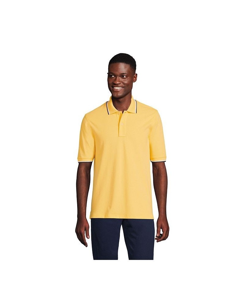 Men's Short Sleeve Comfort-First Mesh Polo Shirt Yellow $31.87 Polo Shirts