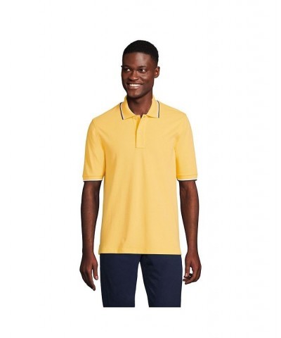 Men's Short Sleeve Comfort-First Mesh Polo Shirt Yellow $31.87 Polo Shirts