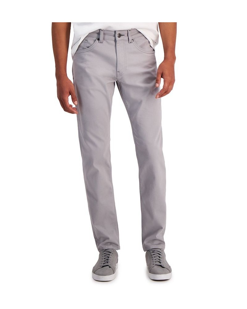 Men's Mapete Classic-Fit Solid Pants Gray $77.08 Jeans