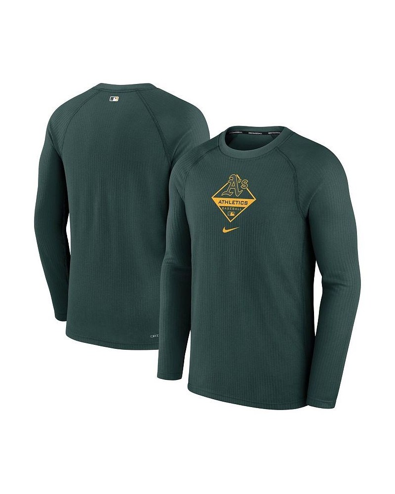 Men's Green, Oakland Athletics Game Authentic Collection Performance Raglan Long Sleeve T-shirt $35.74 T-Shirts