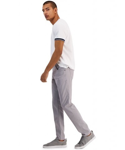 Men's Mapete Classic-Fit Solid Pants Gray $77.08 Jeans