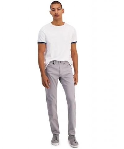 Men's Mapete Classic-Fit Solid Pants Gray $77.08 Jeans