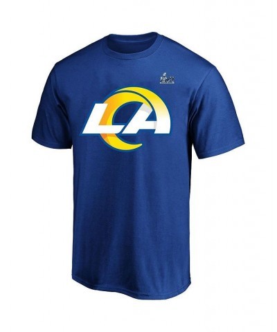 Men's Branded Matthew Stafford Royal Los Angeles Rams Super Bowl LVI Big Tall Name Number T-shirt $17.63 T-Shirts