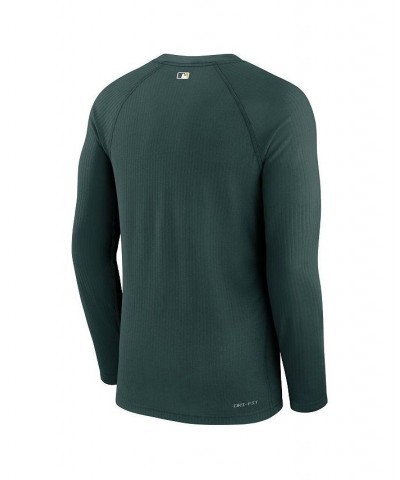 Men's Green, Oakland Athletics Game Authentic Collection Performance Raglan Long Sleeve T-shirt $35.74 T-Shirts