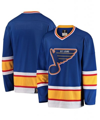 Men's Branded Blue St. Louis Blues Premier Breakaway Heritage Blank Jersey $56.00 Jersey