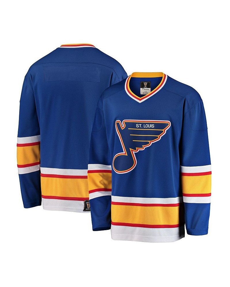 Men's Branded Blue St. Louis Blues Premier Breakaway Heritage Blank Jersey $56.00 Jersey