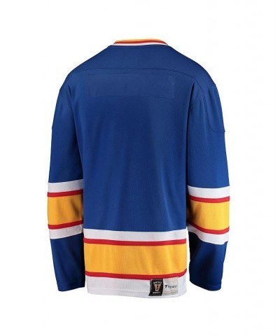 Men's Branded Blue St. Louis Blues Premier Breakaway Heritage Blank Jersey $56.00 Jersey