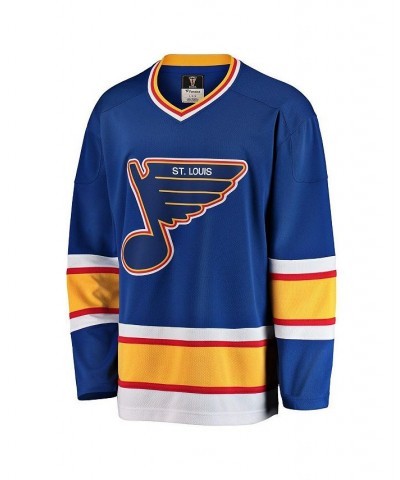 Men's Branded Blue St. Louis Blues Premier Breakaway Heritage Blank Jersey $56.00 Jersey