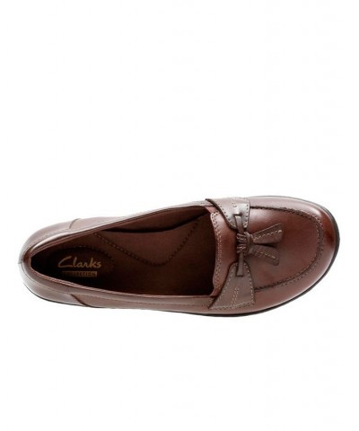 Collection Women's Ashland Bubble Flats Brown $48.00 Shoes