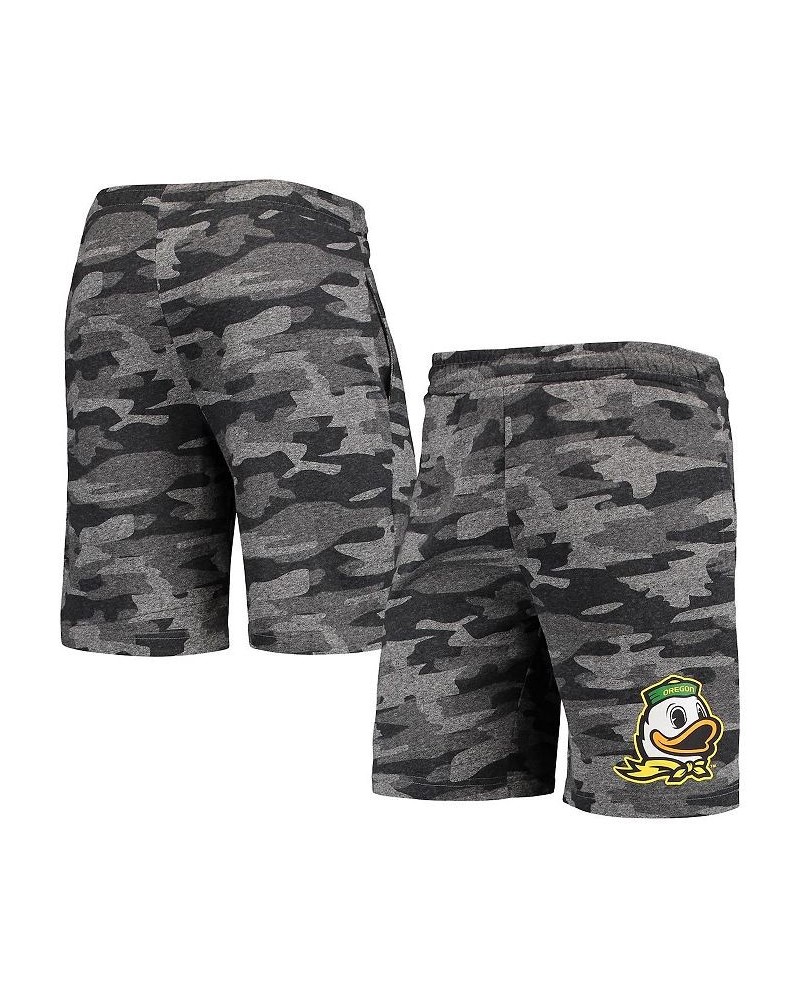 Men's Charcoal, Gray Oregon Ducks Camo Backup Terry Jam Lounge Shorts $20.00 Shorts