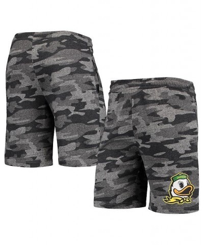 Men's Charcoal, Gray Oregon Ducks Camo Backup Terry Jam Lounge Shorts $20.00 Shorts