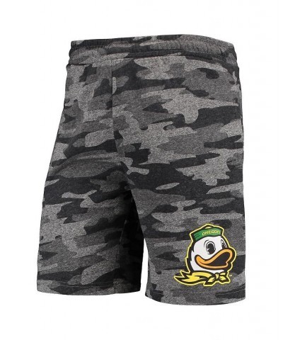 Men's Charcoal, Gray Oregon Ducks Camo Backup Terry Jam Lounge Shorts $20.00 Shorts