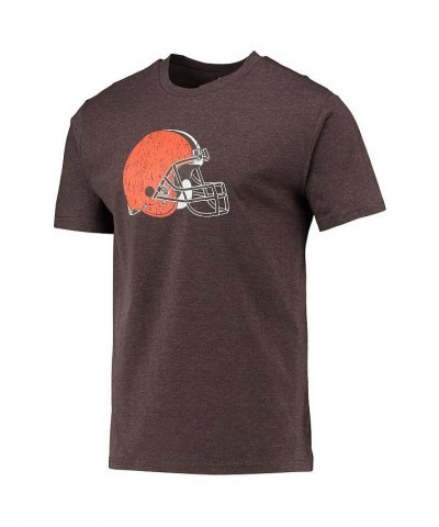 Men's Charcoal, Brown Cleveland Browns Meter T-shirt and Shorts Sleep Set $33.14 Pajama