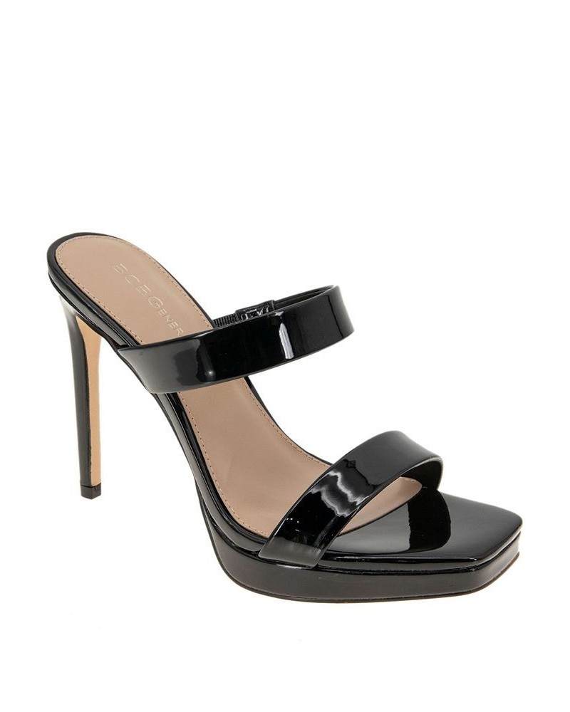 Women's Catina Platform Sandal Black $50.14 Shoes