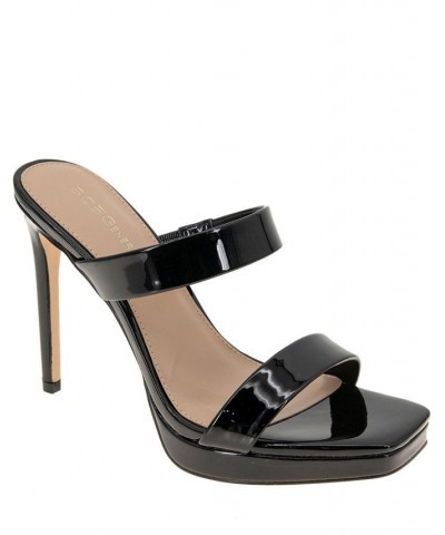 Women's Catina Platform Sandal Black $50.14 Shoes