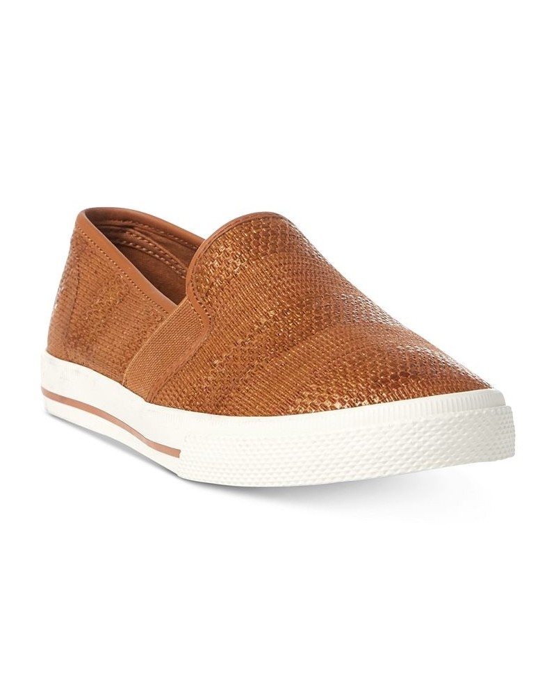 Women's Jinny Slip-On Sneakers Tan/Beige $34.85 Shoes