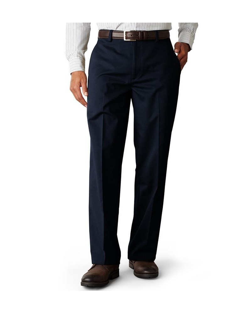 Men's Easy Classic Fit Khaki Stretch Pants Dockers Navy $20.00 Pants