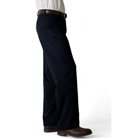 Men's Easy Classic Fit Khaki Stretch Pants Dockers Navy $20.00 Pants