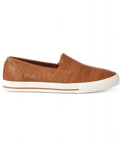 Women's Jinny Slip-On Sneakers Tan/Beige $34.85 Shoes