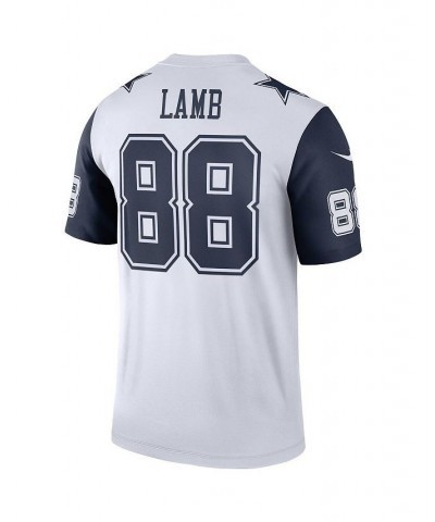 Men's CeeDee Lamb White Dallas Cowboys 2nd Alternate Legend Jersey $40.70 Jersey