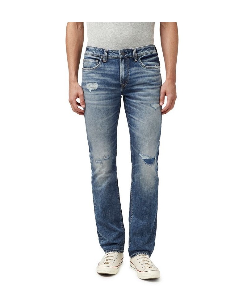 Men's Repaired Straight Six Jeans Blue $31.29 Jeans