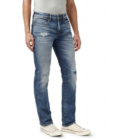 Men's Repaired Straight Six Jeans Blue $31.29 Jeans