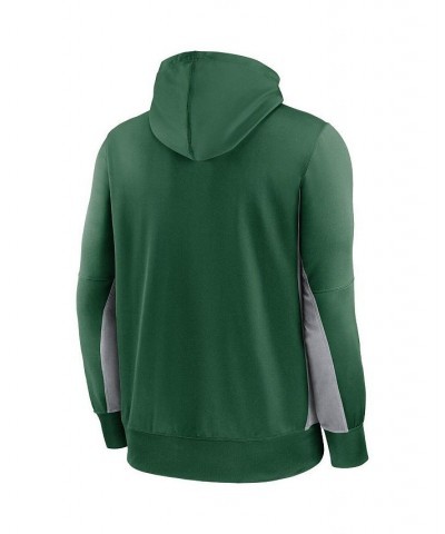 Men's Green, Gray New York Jets Mascot Performance Full-Zip Hoodie $35.69 Sweatshirt