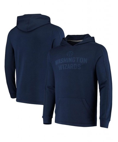 Men's Branded Navy Washington Wizards Versalux Running Hard Tri-Blend Pullover Hoodie $28.70 Sweatshirt