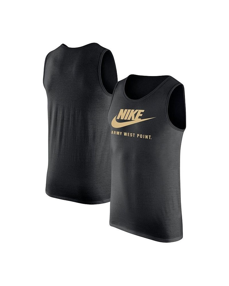 Men's Black Army Black Knights Futura Performance Scoop Neck Tank Top $21.60 T-Shirts