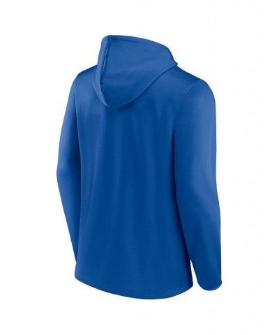 Men's Branded Royal, Red New York Giants Ball Carrier Full-Zip Hoodie $42.50 Sweatshirt