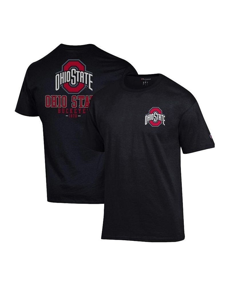 Men's Black Ohio State Buckeyes Team Stack 2-Hit T-shirt $26.09 T-Shirts