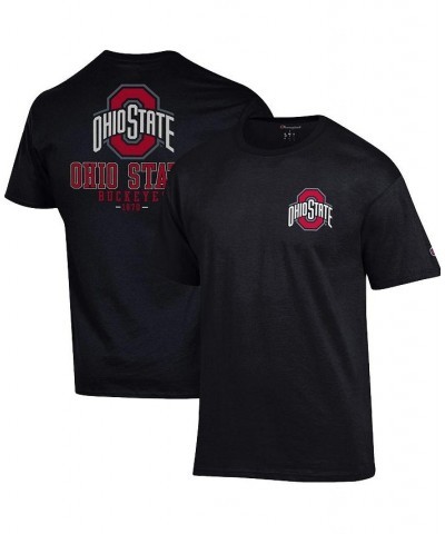 Men's Black Ohio State Buckeyes Team Stack 2-Hit T-shirt $26.09 T-Shirts