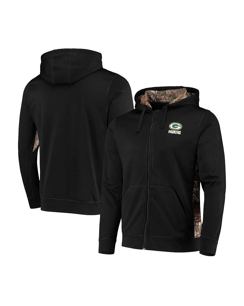 Men's Black, Realtree Camo Green Bay Packers Decoy Tech Fleece Full-Zip Hoodie $44.19 Sweatshirt