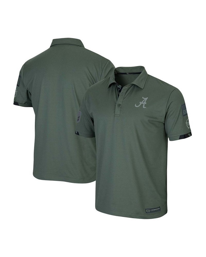 Men's Green Alabama Crimson Tide OHT Military Inspired Appreciation Echo Polo $28.20 Polo Shirts