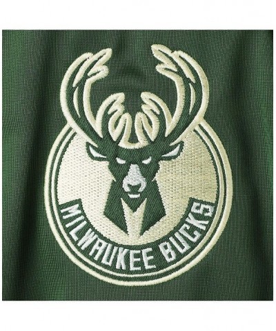 Men's Hunter Green Milwaukee Bucks Big and Tall Sleeve Taping Full-Zip Track Jacket $40.79 Jackets