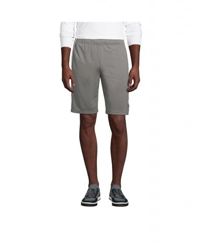 School Uniform Men's Mesh Athletic Gym Shorts Gray $21.25 Shorts